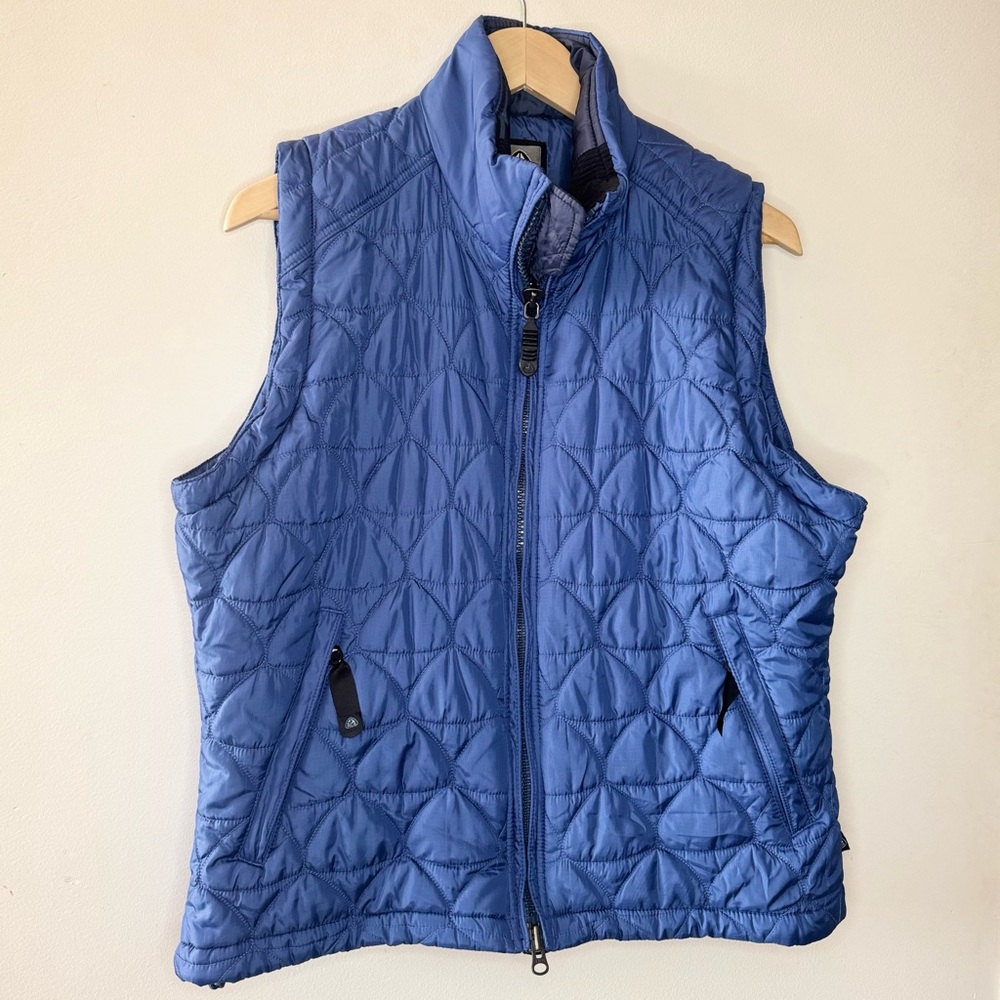 Nike ACG Vintage puffy Quilted Vest Women’s MED Periwinkle Running Activewear EU